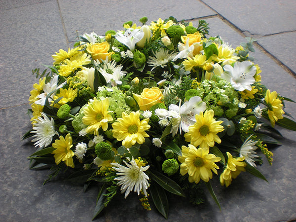 DUNSTER - Funeral Posy – Lavender and Grey - Florist Sherborne